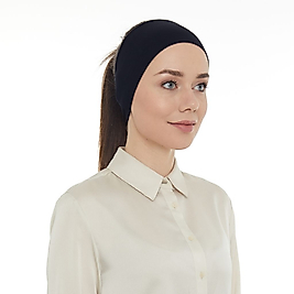 LAVENDER SİLİKONLU DİKİŞLİ BANDANA